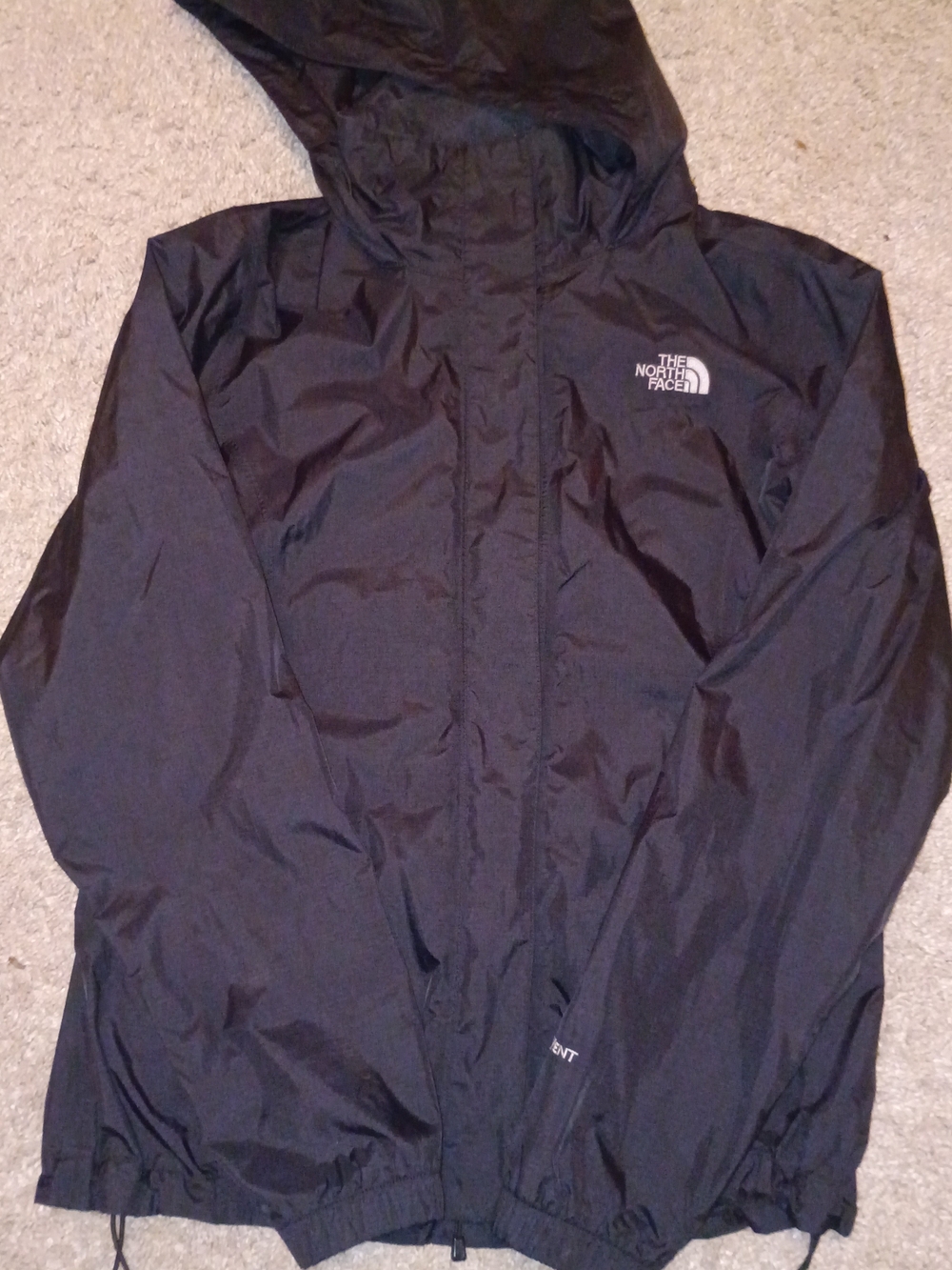 The North Face Black Women's Hooded Rain Jacket